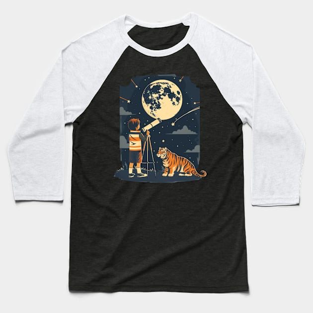 Calvin and Hobbes Originality Baseball T-Shirt by Kisos Thass